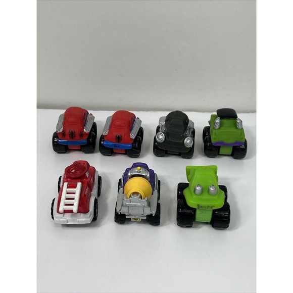 Tonka Chuck & Friends Lot Dozer Fire Cement Truck construction SpiderMan Ironman - Picture 3 of 7